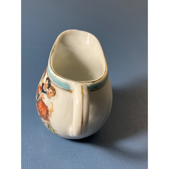 Antique Child’s Miniature Cream & Covered Sugar Set, Made in Germany 3” - Picture 10 of 16